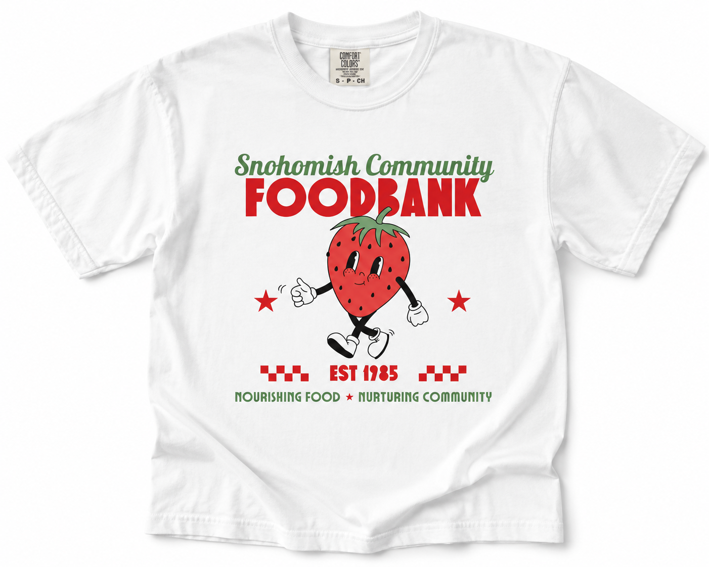 Snohomish Community Food Bank Strawberry Shirt