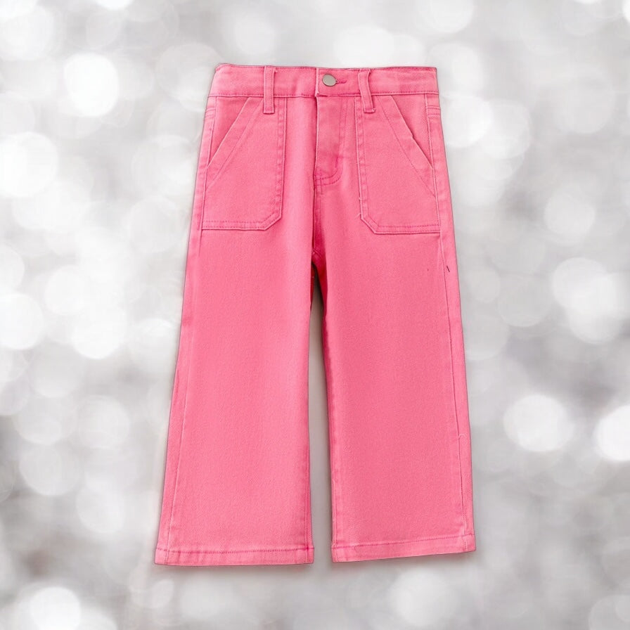 Relaxed Fit Pink Denim Jeans