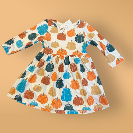 Pumpkin Twirl Dress
