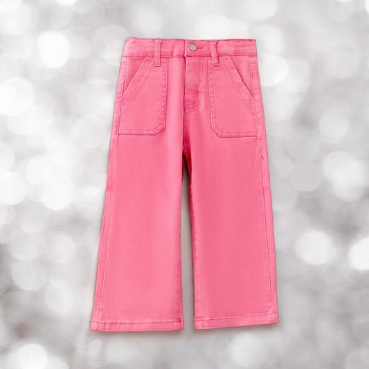 Relaxed Fit Pink Denim Jeans