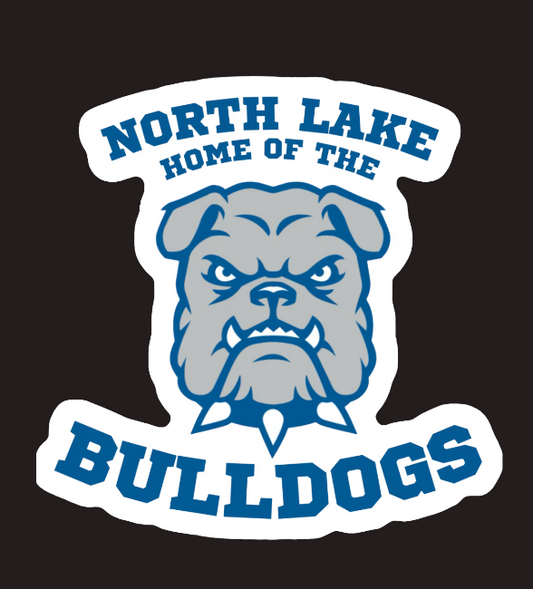 North Lake Water Resistant Sticker