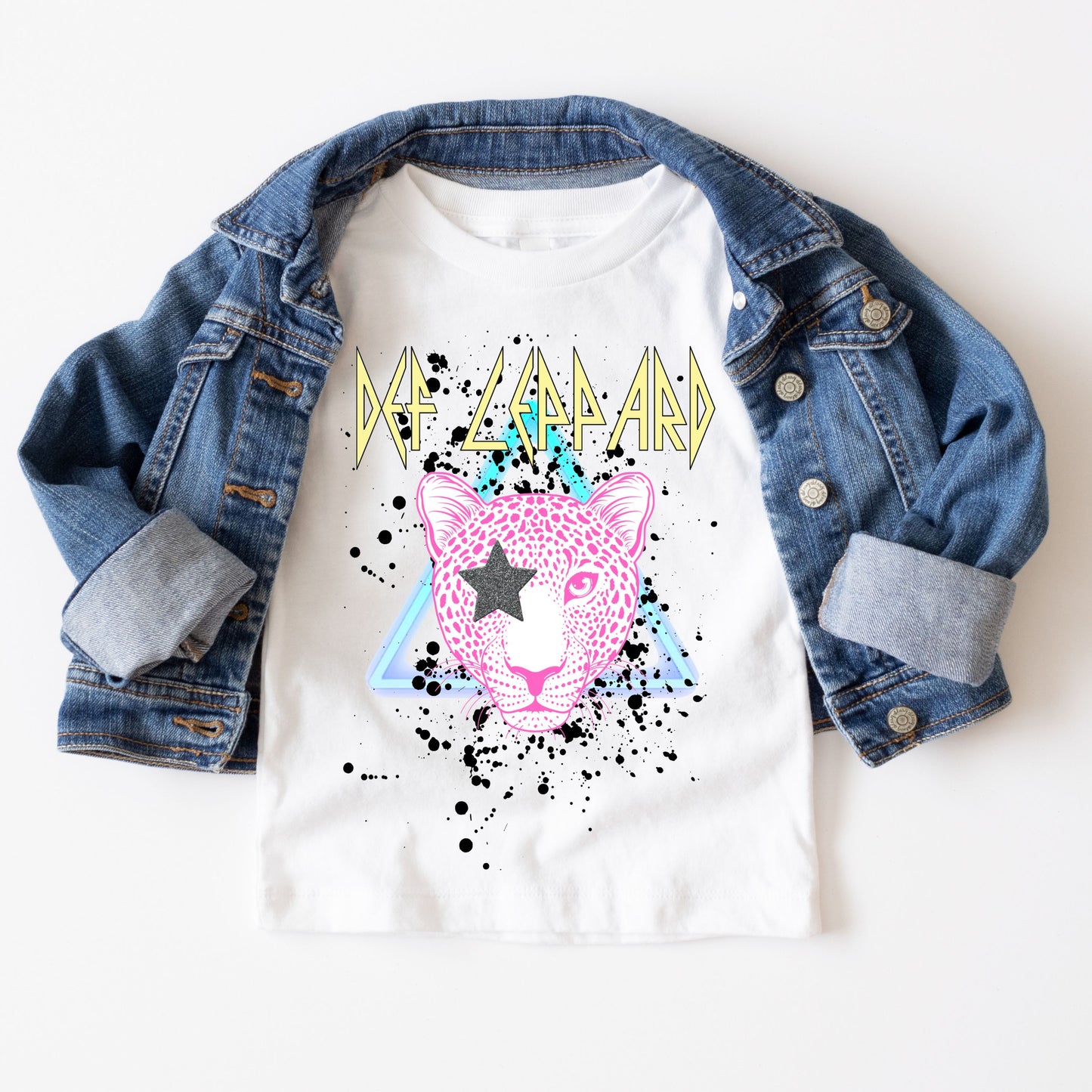 Rocker Leppard 3/4 Sleeved Shirt/T-Shirt