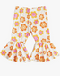 Far Out Floral Pleated Bell Bottoms